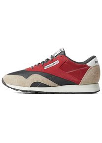 Reebok CLASSIC, Herren Sneaker, Beige / Grau / Rot