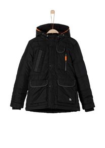 s.Oliver Junior, Winterjacke, Grau / Orange / Schwarz