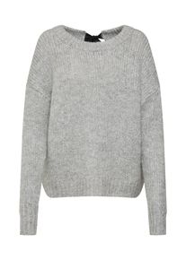 Véro Moda VERO MODA, Damen Pullover 'VMSOFT LS O-NECK BLOUSE LTG', Hellgrau