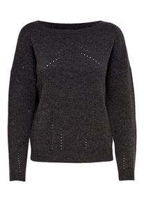 Only, Damen Strickpullover, Anthrazit