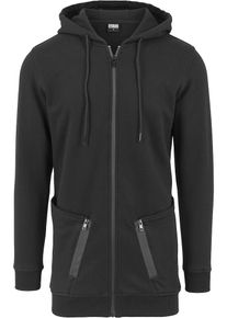 Urban Classics, Herren Hoody, Grau / Schwarz