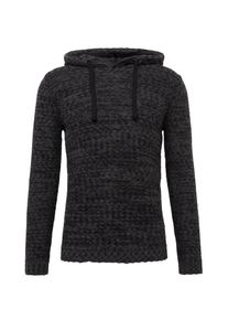 Tom Tailor, Herren Hoodie, Grau / Schwarz