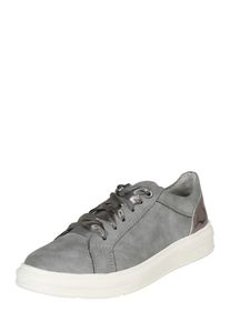 s.Oliver RED LABEL, Damen Sneaker mit Metallic-Finish, Graphit