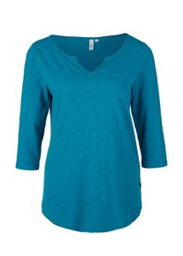 Q/S Designed By, Damen Shirt, Blau