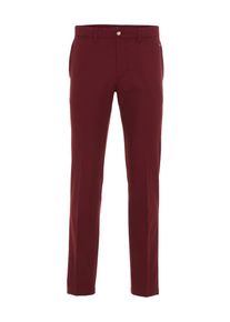 J. Lindeberg J.Lindeberg, Herren 'Elof Slim Fit Pin Stripe' Hose, Dunkelrot