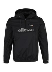 Ellesse, Herren Sportjacke '1/2 Zip', Schwarz / Silber