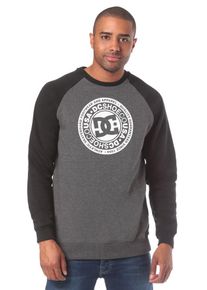 DC Shoes, Herren Circle Star Crew Sweatshirt, Grau / Anthrazit