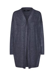 Véro Moda VERO MODA, Damen Strickjacken 'VMMAI ROYANNA LS OPEN CARDIGAN', Dunkelgrau