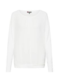 Street One, Damen Bluse 'chiffon mat-mix shirt', Weiß