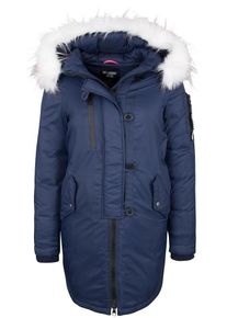 Dry Laundry Japan Dry Laundry, Damen Parka, Blau