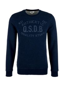 Q/S Designed By, Herren Sweatshirt, Nachtblau