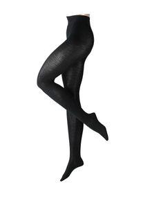 Falke, Damen Strumpfhose aus Merinowollmix, Schwarz
