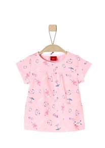 s.Oliver Junior, M&auml;dchen T-Shirt, Blau / Pink / Rosa