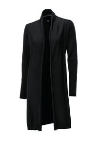 Heine, Damen Longstrickjacke, Schwarz