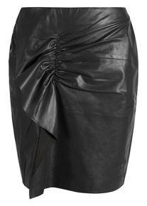 Y.A.S, Damen Rock 'YASXHOSA LEATHER SKIRT', Schwarz
