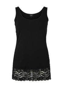 ZIZZI, Damen Top 'LACE TANK TOP', Schwarz