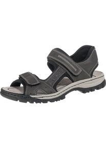 Rieker, Herren Sandalen, Dunkelgrau