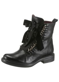 Arizona, Damen Schn&uuml;rstiefelette, Schwarz