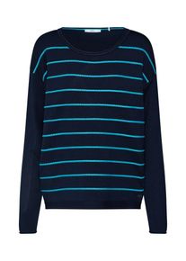 EDC by Esprit, Damen Pullover, Navy / Türkis