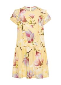 name it, Mädchen Kleid, Gelb / Hellgrün / Rosa