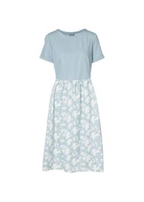EDC by Esprit, Damen Kleid, Hellblau / Weiß