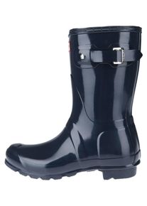 Hunter, Damen Stiefel Wmn Org Short Gloss WFS1000RGL, Navy