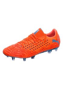 Puma, Herren Fu&szlig;ballschuh 'Future 19.1', Neonblau / Orange