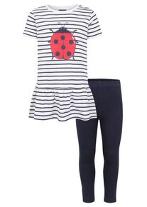 Arizona, M&auml;dchen Set, Marine / Cranberry / Wei&szlig;