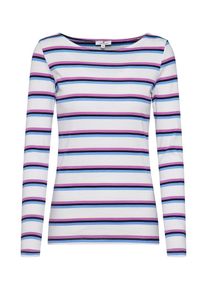Tom Tailor, Damen Shirt, Blau / Helllila / Weiß