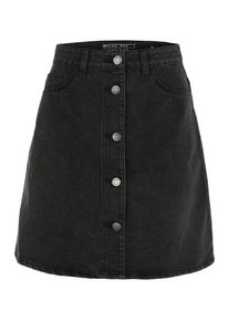 Noisy may, Damen 'Sunny' Jeansrock, Black Denim