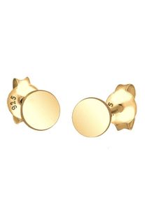 Elli, Damen Ohrringe 'Kreis', Gold