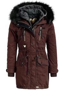 Khujo, Damen Mantel ' FREJA2 WITH INNER JACKET ', Kirschrot