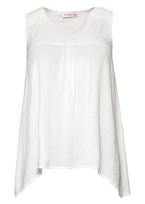 SheeGOTit, Damen Blusentop, Offwhite