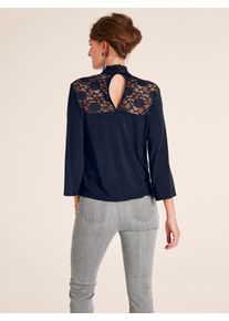 Heine, Damen Bluse, Marine