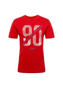Jack & Jones JACK & JONES, Herren Shirt 'BOOSTER TEE', Blau / Rot / Weiß