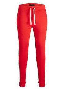 PRODUKT, Herren Klassische Sweathose, Rot / Weiß