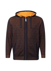 Tom Tailor, Herren Strickjacke, Navy / Apricot