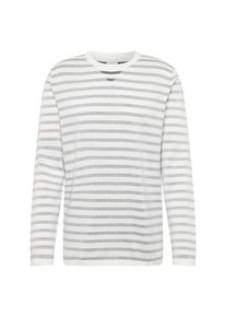 Jack & Jones JACK & JONES, Herren Shirt 'JCOBULLHEAD', Dunkelgrau / Wei&szlig;