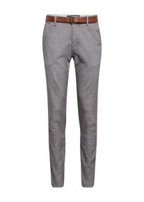 Tom Tailor Denim, Herren Hose 'Classic yd w belt', Hellgrau / Graumeliert