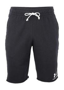Under Armour, Herren Sport-Shorts 'SPORTSTYLE TERRY', Schwarz / Wei&szlig;
