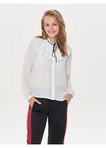 Only, Damen Bluse, Naturweiß