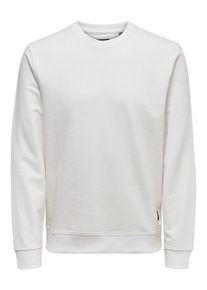 Only & Sons Only & Sons, Herren Sweatshirt, Offwhite