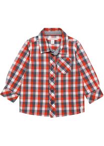 Esprit, Langarmhemd, Grau / Rot / Wei&szlig;