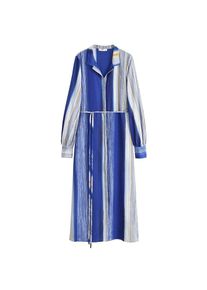 Mango, Damen Kleid 'Maia-A', Blau / Gelb / Weiß