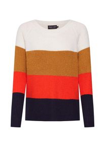 Only, Damen Pullover 'onyNALA', Senf / Rot / Weiß
