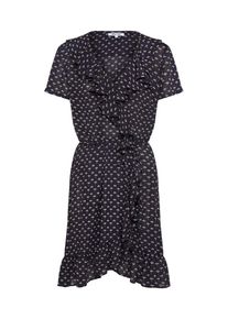 ABOUT YOU, Damen Kleid 'Jorina', Blau / Weiß