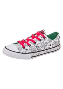 Converse, Chuck Taylor All Star OX Sneaker , Gr&uuml;n / Orangerot / Schwarz / Wei&szlig;
