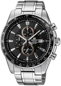 Casio, Herren Chronograph 'EF-547D-1A1VEF', Schwarz / Silber