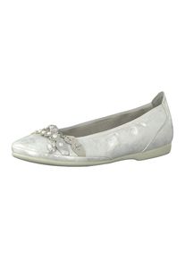 Marco Tozzi, Damen Ballerinas, Silber