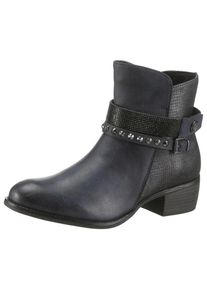 Marco Tozzi, Damen Stiefelette, Navy / Anthrazit